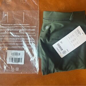 Athleta Olive Green High-Rise Leggings